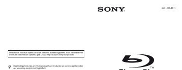 Sony BDP-S580 - BDP-S580 Istruzioni per l'uso Olandese