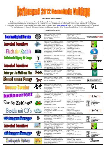 Wichtig: Haftung! - Voltlage