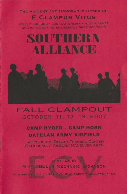 6007 Fall Clampout, Camp Hyder-Camp Horn History