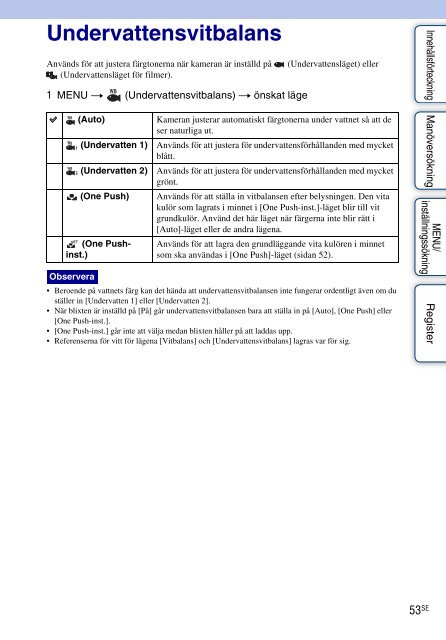Sony DSC-WX1 - DSC-WX1 Istruzioni per l'uso Svedese