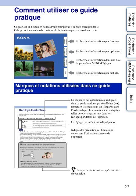 Sony DSC-WX1 - DSC-WX1 Istruzioni per l'uso Francese