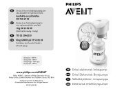 Philips Avent Tire-lait Ã©lectronique - Mode dâemploi - DAN