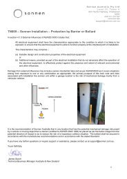 TN009 – sonnen Installation – Protection by Barrier or Bollard