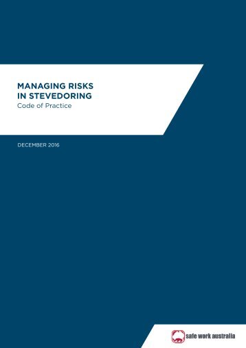 MANAGING RISKS IN STEVEDORING