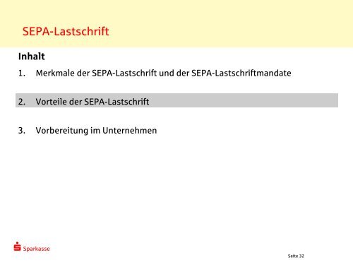 Allgemeine Informationen zur SEPA-Lastschrift