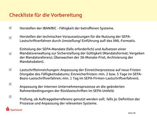 Allgemeine Informationen zur SEPA-Lastschrift