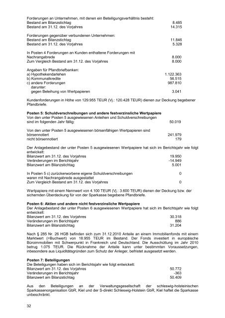 Lagebericht - Kreissparkasse Herzogtum Lauenburg