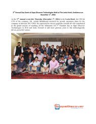 3rd Annual Day Event of Apps Discover Technologies Held at The Leela Hotel