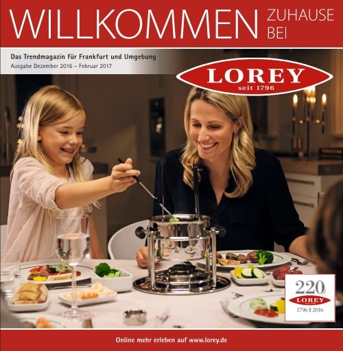 Trendmagazin für Frankfurt und Umgebung Ausgabe Dez.-Feb.2017