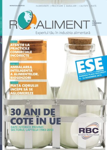 Revista RO.aliment editia 4 - expertul tau in industria alimentara