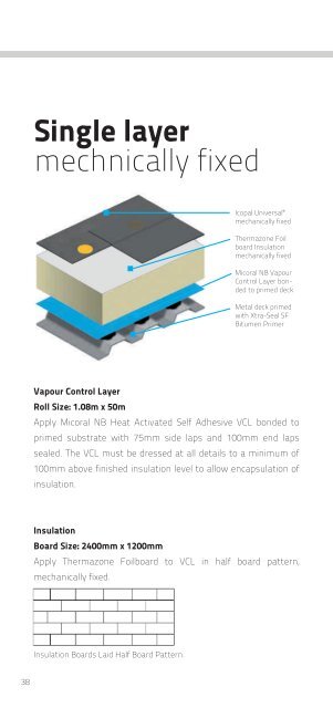 Icopal Universal User Guide and Installation Procedures