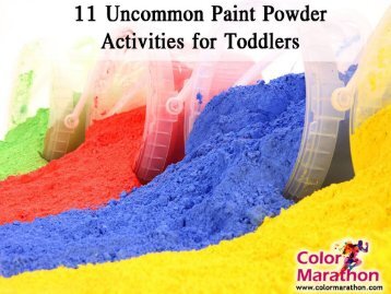 11 Uncommon Paint Powder Activities for Toddlers