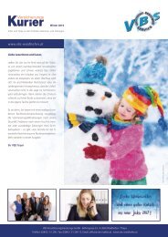 VBS Versicherungskurier Winterausgabe 2016
