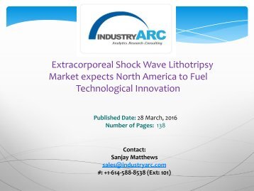 Extracorporeal Shock Wave Lithotripsy Market