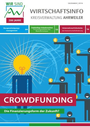 AW Wirtschaftsinfo Dezember 2016 - Crowdfunding, die Finanzierungsform der Zukunft?