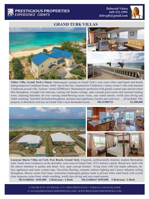 Turks and Caicos Islands Real Estate Winter/Spring 2016/17
