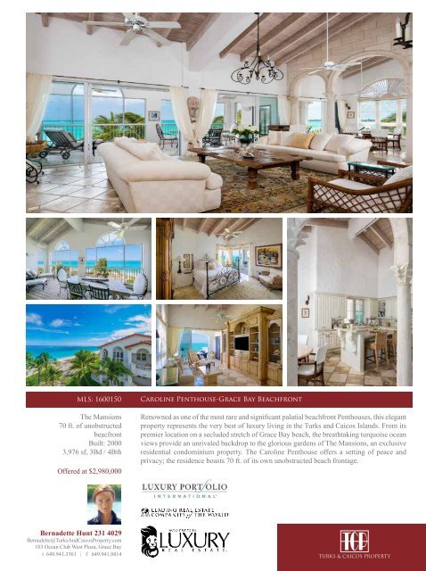 Turks and Caicos Islands Real Estate Winter/Spring 2016/17