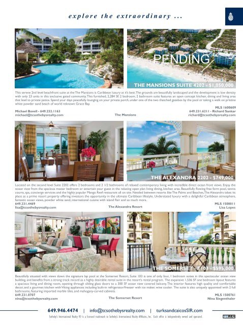 Turks and Caicos Islands Real Estate Winter/Spring 2016/17