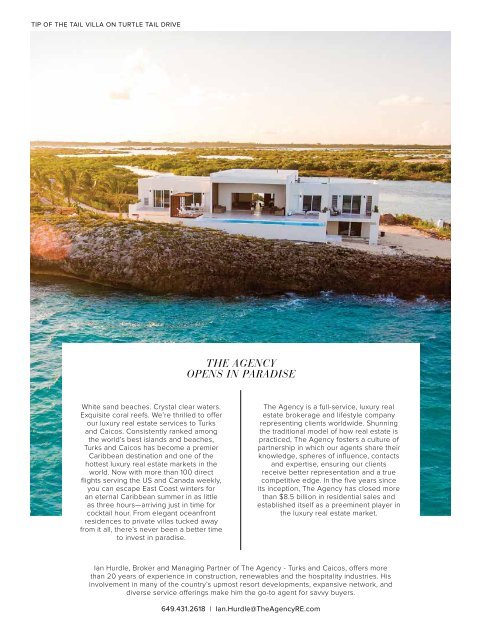 Turks and Caicos Islands Real Estate Winter/Spring 2016/17