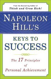 KEYS TO SUCCESS NAPOLEON HILL 17 PRINCIPLES