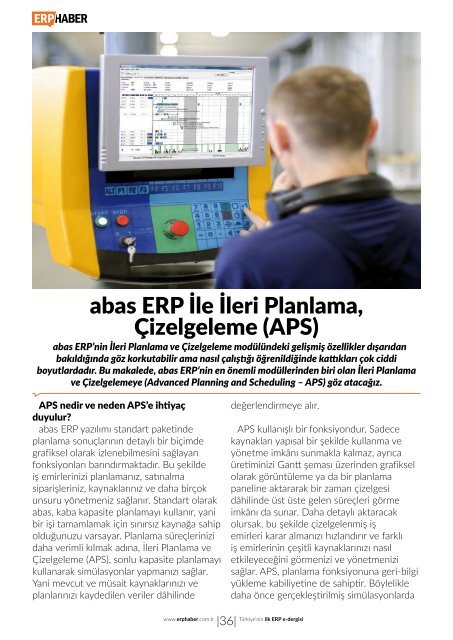 ERP HABER dergisi Aralık 2016