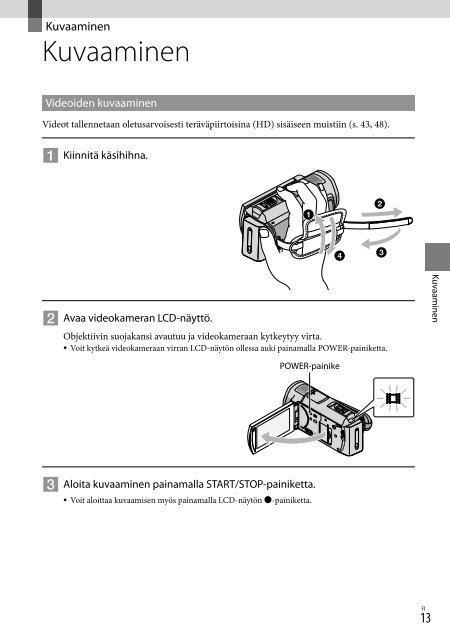 Sony HDR-CX505VE - HDR-CX505VE Istruzioni per l'uso Danese