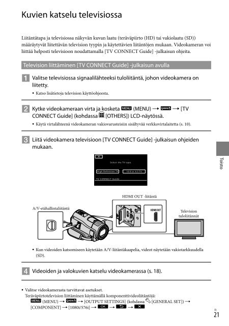 Sony HDR-CX505VE - HDR-CX505VE Istruzioni per l'uso Danese