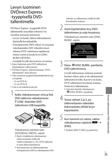 Sony HDR-CX505VE - HDR-CX505VE Istruzioni per l'uso Danese