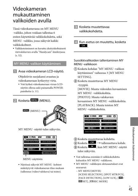 Sony HDR-CX505VE - HDR-CX505VE Istruzioni per l'uso Danese