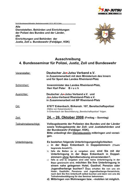 5 - Polizei-BS Enkenbach 2008 - Ausschreibung-1 - DJJV