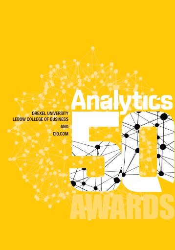 Drexel LeBow Analytics 50 Honoree Book 2016