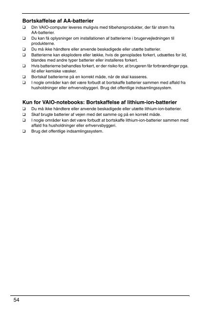 Sony VPCS13B7E - VPCS13B7E Documenti garanzia Finlandese