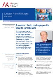 European Plastic Packaging M&A Update.pdf - BlueMind, Corporate ...