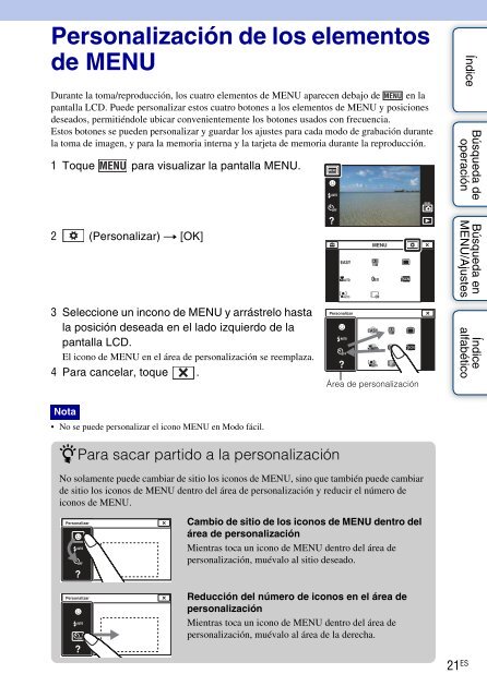Sony DSC-T110 - DSC-T110 Istruzioni per l'uso Spagnolo