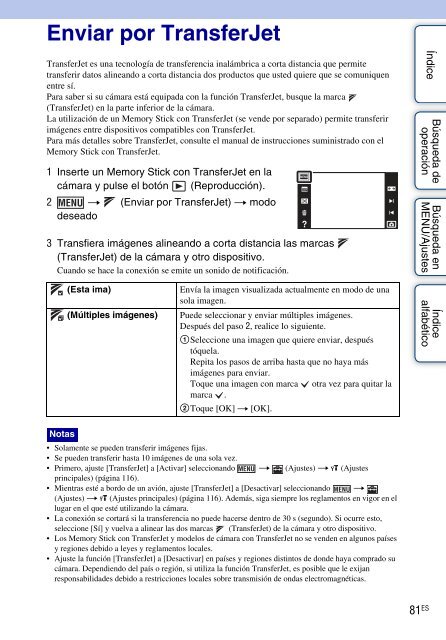 Sony DSC-T110 - DSC-T110 Istruzioni per l'uso Spagnolo