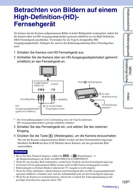 Sony DSC-T110 - DSC-T110 Istruzioni per l'uso Tedesco