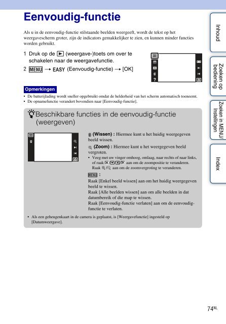 Sony DSC-T110 - DSC-T110 Istruzioni per l'uso Olandese