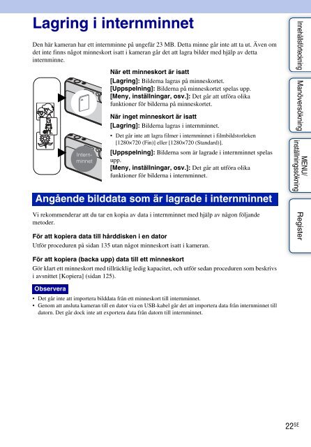 Sony DSC-T110 - DSC-T110 Istruzioni per l'uso Svedese