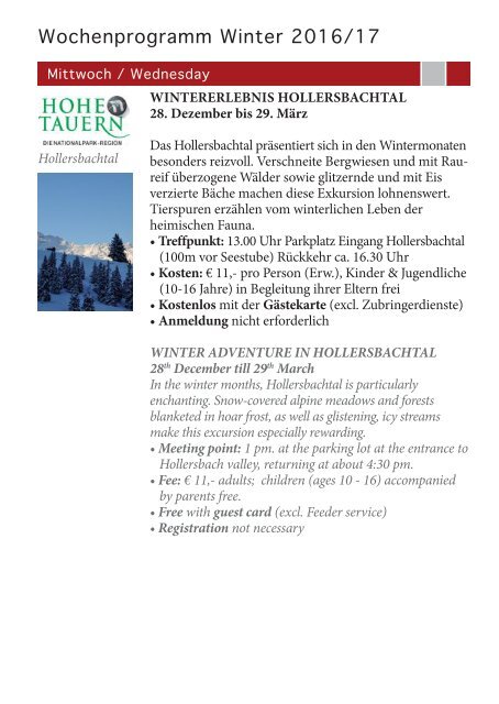 Winter Info 2016/17