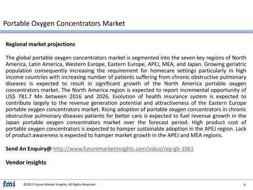 Portable Oxygen Concentrators Market