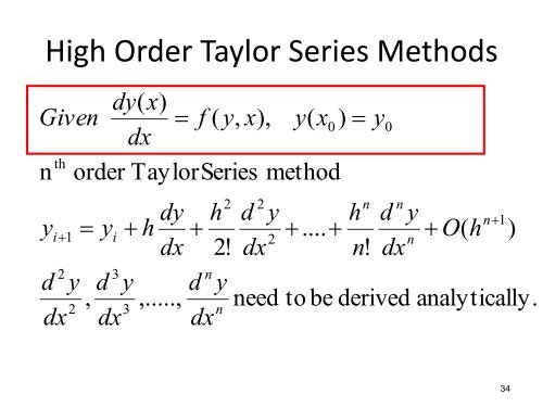 Taylor Series Expansion