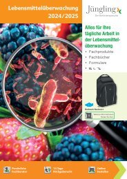 Fachkatalog Lebensmittelüberwachung
