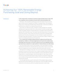 Achieving Our 100% Renewable Energy Purchasing Goal and Going Beyond