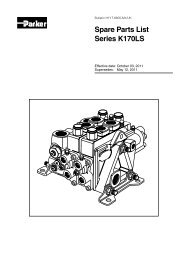 Spare Parts List Series K170LS - Parker Hannifin - Solutions for the ...