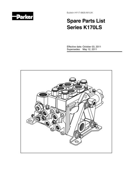 Spare Parts List Series K170LS - Parker Hannifin - Solutions for the ...