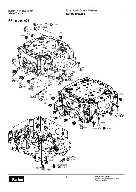 Spare Parts List Series K170LS - Parker Hannifin - Solutions for the ...