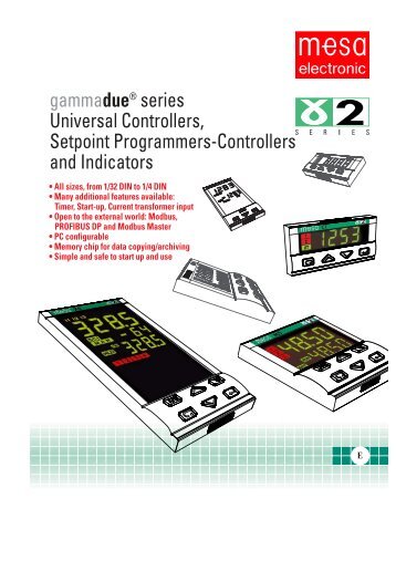 Temperature controller - Mesa Industrie-Elektronik GmbH