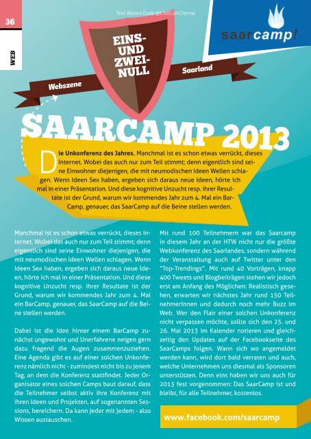 saar-scene November 11/12