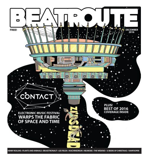 BeatRoute Magazine B.C. print - December 2016