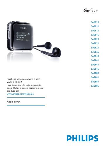 Philips GoGEAR Baladeur MP3 - Mode dâemploi - POR